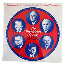 Sealed SIX PRESIDENTS SPEAK A Profile of the Presidency LP CBS News C11006 NOS picture