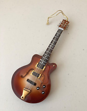 Brown Electric Guitar Christmas Ornament  Approximately 7 inches long picture