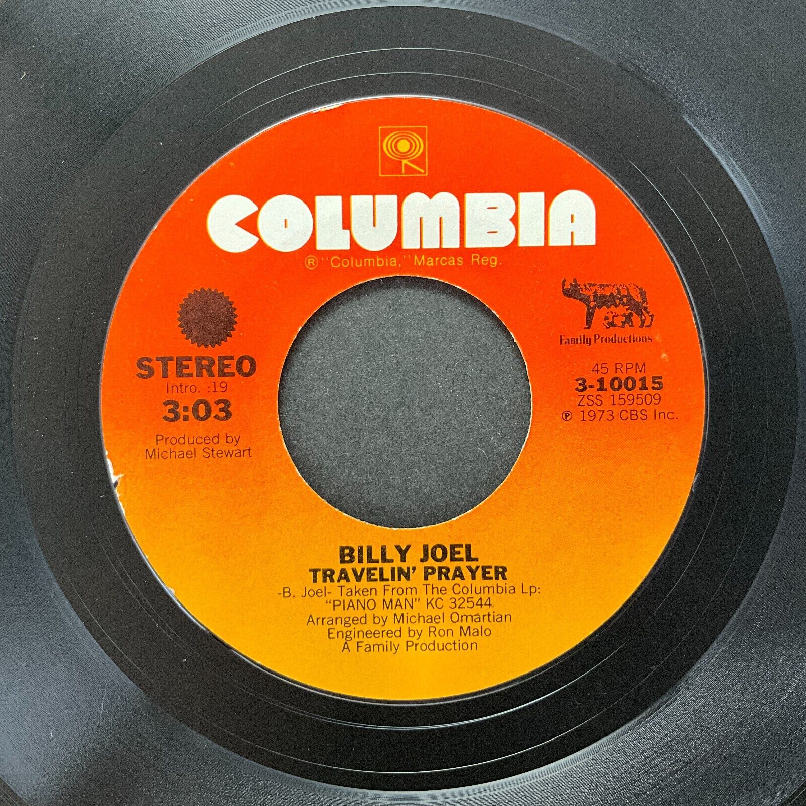 Billy Joel, Travelin\' Prayer / Ain\'t No Crime, 7\