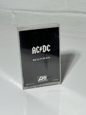 AC/DC Back In Black 1980 Cassette Tape New Sealed Atlantic CS16018 NOS picture