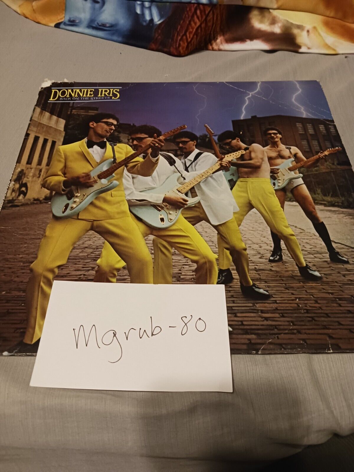 Donnie Iris - Back on the Streets  1980 LP Vinyl  MCA-5179