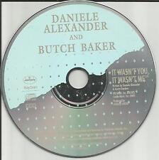 DANIELE ALEXANDER & BUTCH BAKER It wasn’t you it me PROMO DJ CD single 1990 USA picture