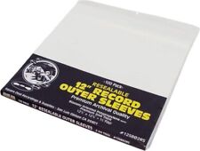 (100) 12” Vinyl Record Outer Sleeves – 2mil Thick RESEALABLE Archival Clear BOPP picture