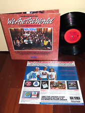 Lp WE ARE THE WORLD USA FOR AFRICA~(1985) 1ST PRESS 1ST EDITION CUSTOM INNER NM picture