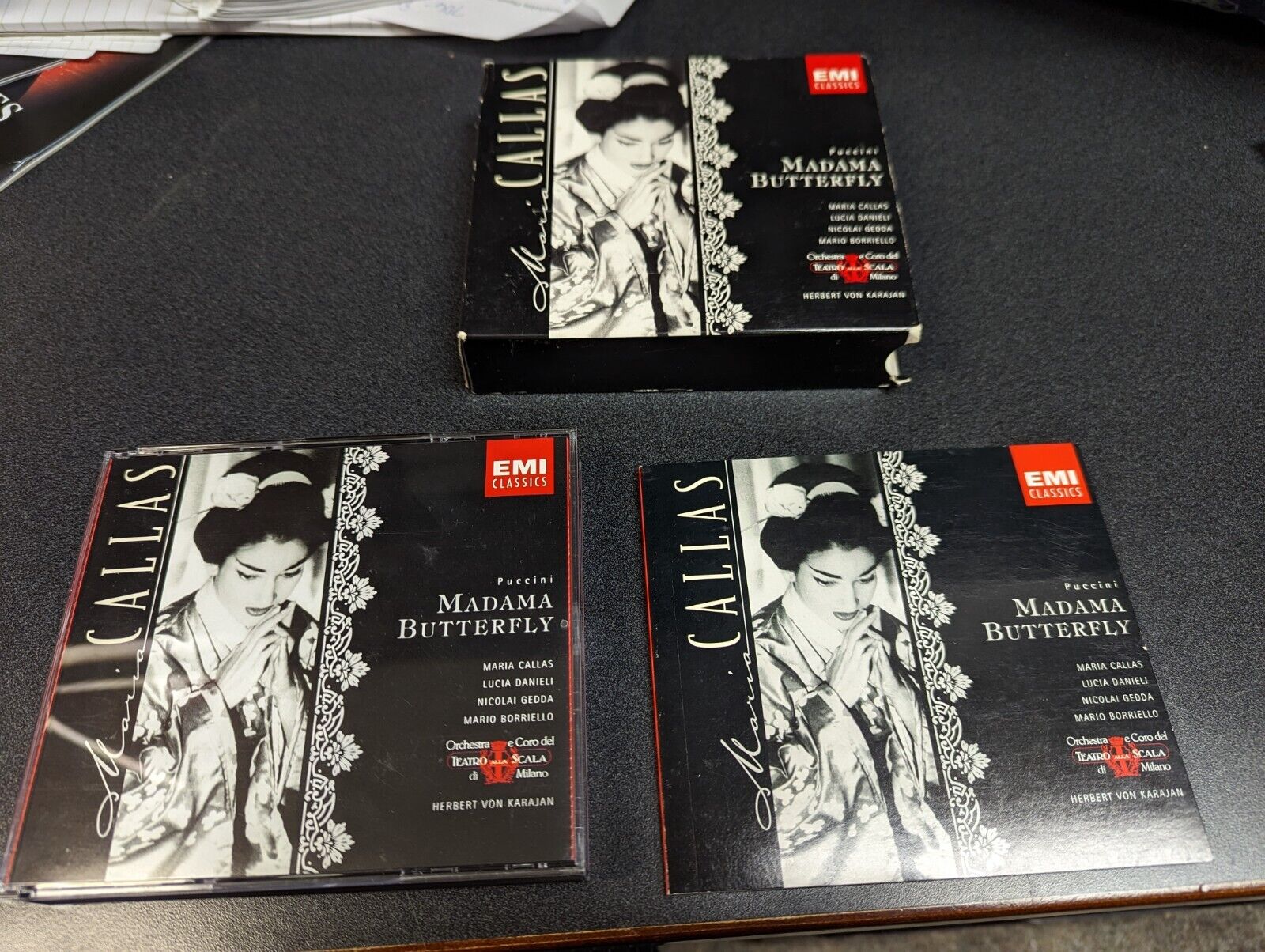 Maria Callas Madama Butterfly 2 CD-Set EMI Classics Herbert Von Karajan PRISTINE