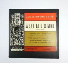 VTG J.S. Bach Mass In B Minor Fritz Lehmann Berlin Symphony BG 527 LP Record picture