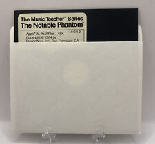 Vintage Floppy Disk 5.25” The Music Teacher Series The Notable Phantom Apple II picture