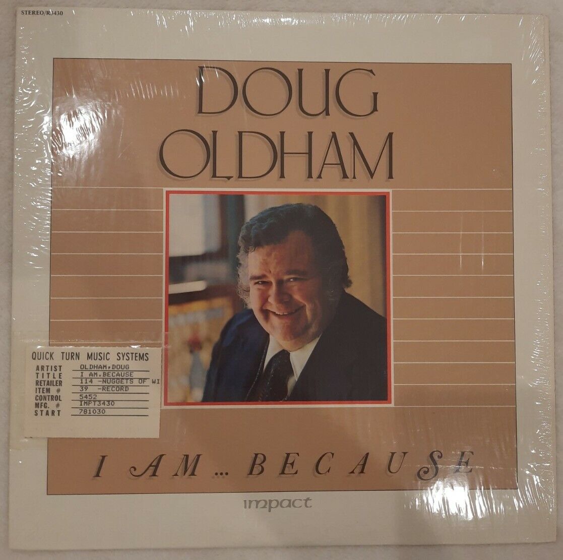 Doug Oldham I Am... Because 1977 Record Vinyl 33 RPM 12\