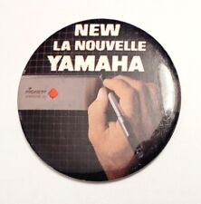 Vintage YAMAHA Pickett Adertising Pinback Button 1980s - French Canada Music picture