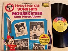 Walt Disney Mickey Mouse Club Song Hits LP Disneyland Stereo + Photo Book M- picture