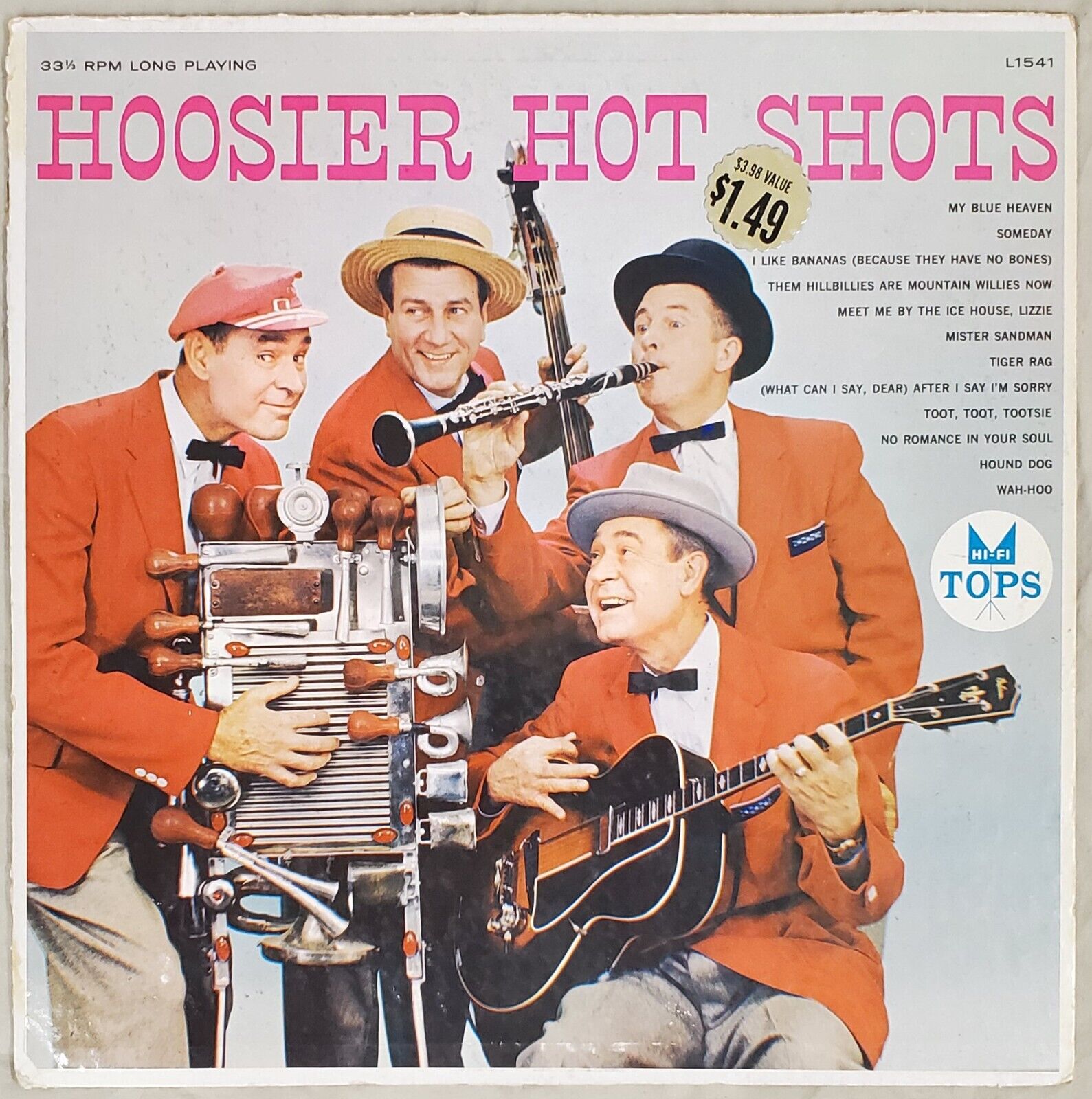 Hoosier Hot Shots – 1957 Tops Records L1541
