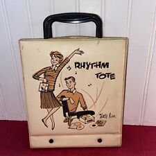 Vtg 1950-60’s RHYTHM TOTE *Date Line Teenagers Dancing  Vinyl 45  RPM Records picture