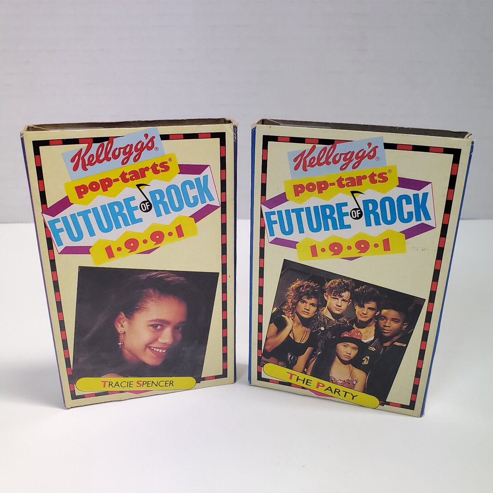 CASSETTE TAPES LOT OF 2 KELLOGG\'S POP TARTS FUTURE OF ROCK 1991 