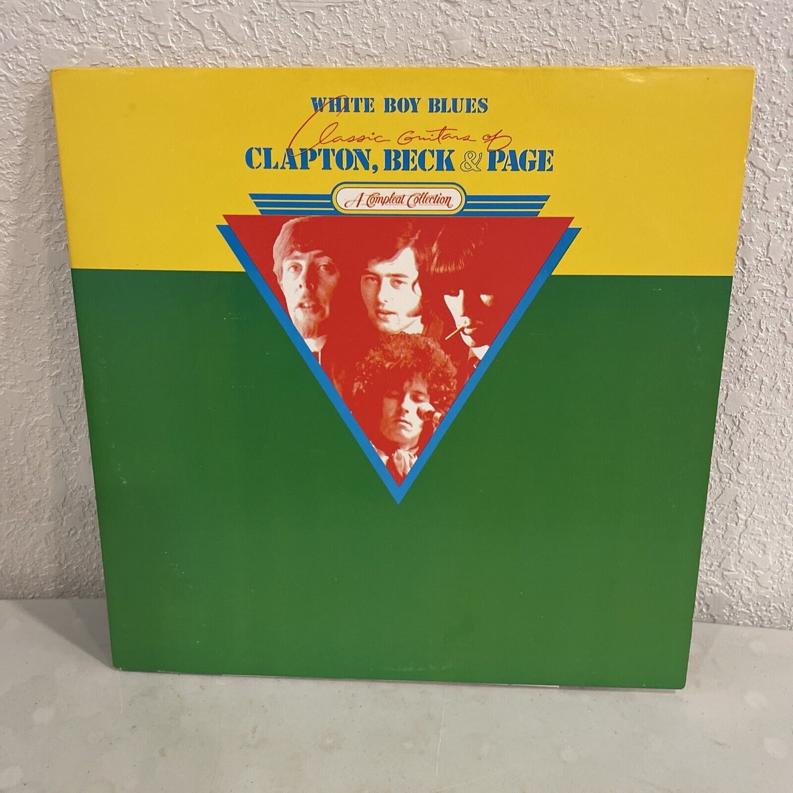 Vintage WHITE BOY BLUES Clapton, Beck & Page Double LP Record Vinyl 1984 Nice