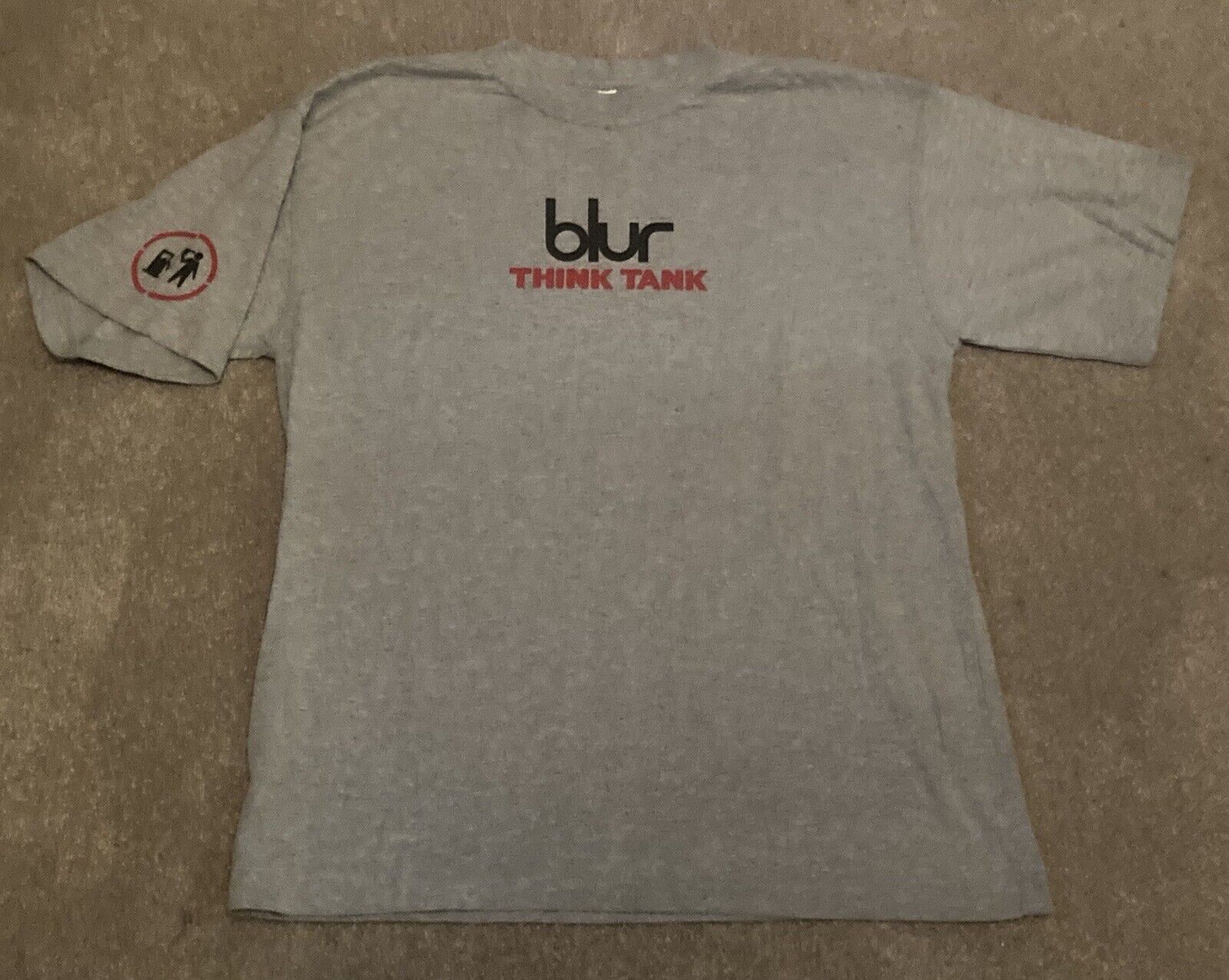 BLUR Think Tank (BANKSY)  RARE ORIGINAL VINTAGE  T-Shirt (2003)