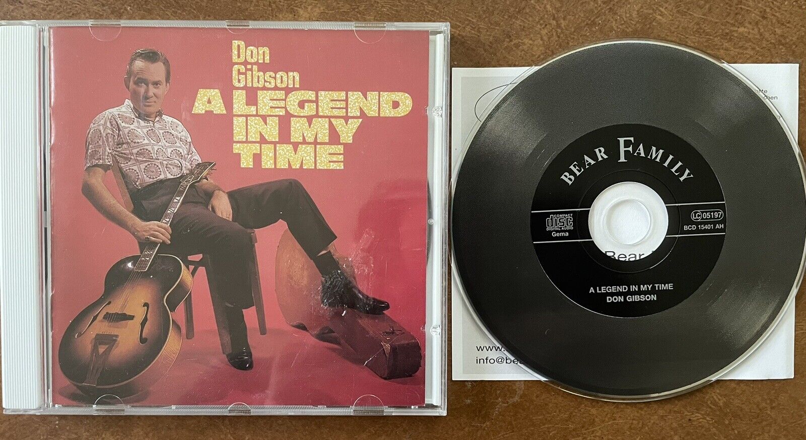 Don Gibson - A Legend in My Time CD - Rare 1987 Disc Varrent, BCD15401 - MINT
