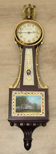 Antique Waltham Miniature Timepiece Banjo Wall Clock 8-Day picture