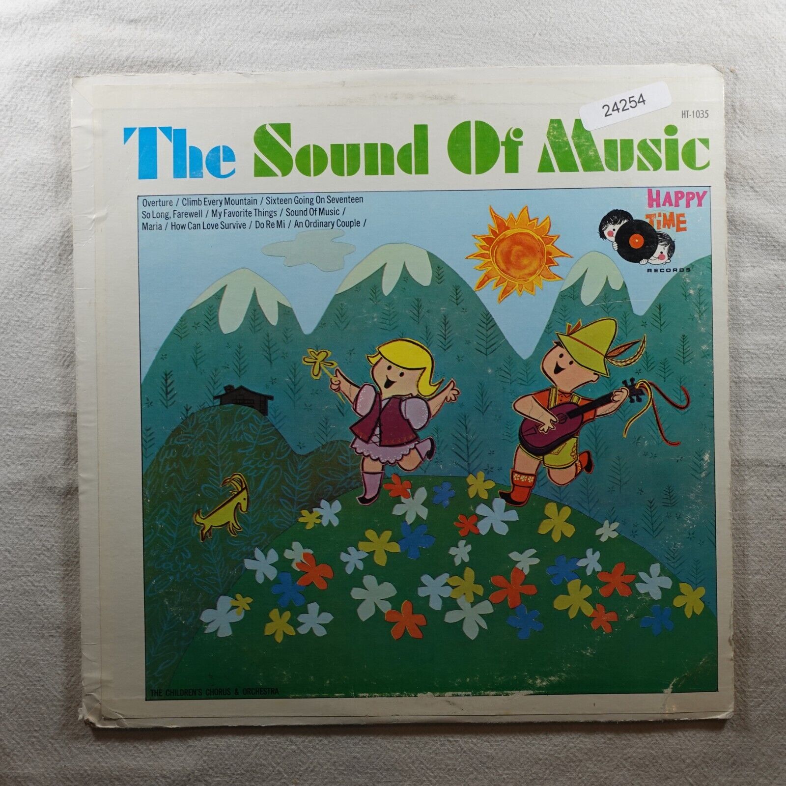 Walt Disney The Sound Of Music Happy Time  Record Album Vinyl LP