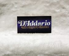 D'Addario Guitar Strings *The Player's Choice* Sticker...NOS picture