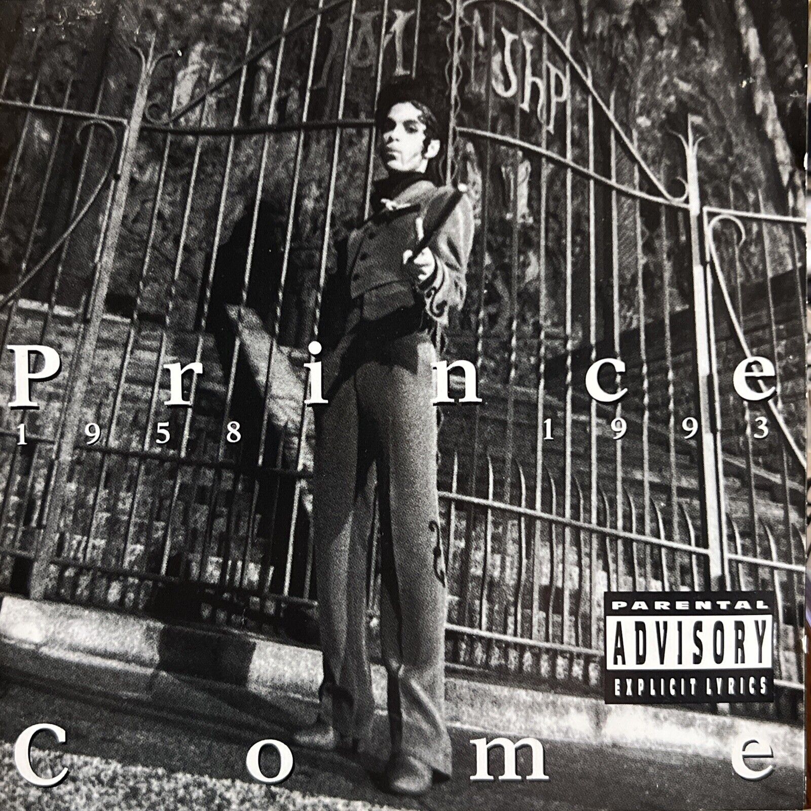Come CD Prince 1994 Warner Bros. Original Parental Advisory (PA) Version