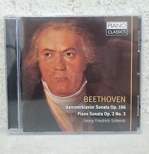 Beethoven Hammerklavier Sonata Op. 106 Piano Sonata Op. 2 No. 3 CD Schenck 2012 picture
