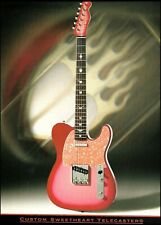 Fender Custom Sweetheart Telecaster Guitar pin-up photo Valentine's Day picture