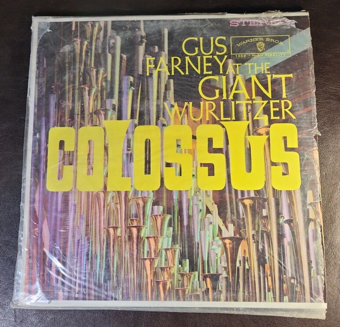 Gus Farney At The Giant Wurlitzer, Colossus LP, WS 1359, VG+