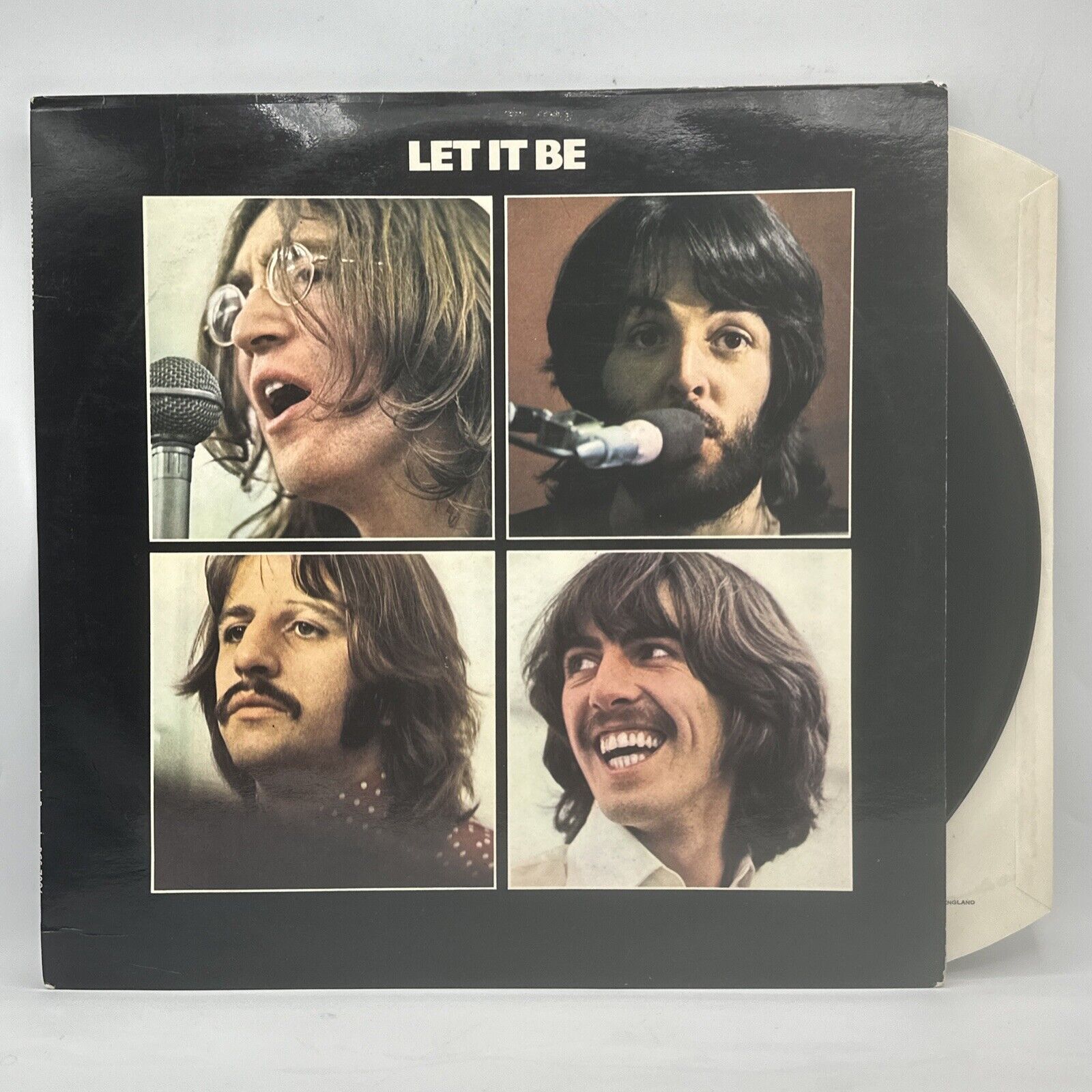 The Beatles - Let It Be - 1970 UK Apple 2U/3U Red Apple (EX) Ultrasonic Clean