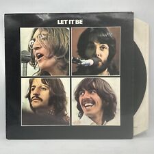 The Beatles - Let It Be - 1970 UK Apple 2U/3U Red Apple (EX) Ultrasonic Clean picture
