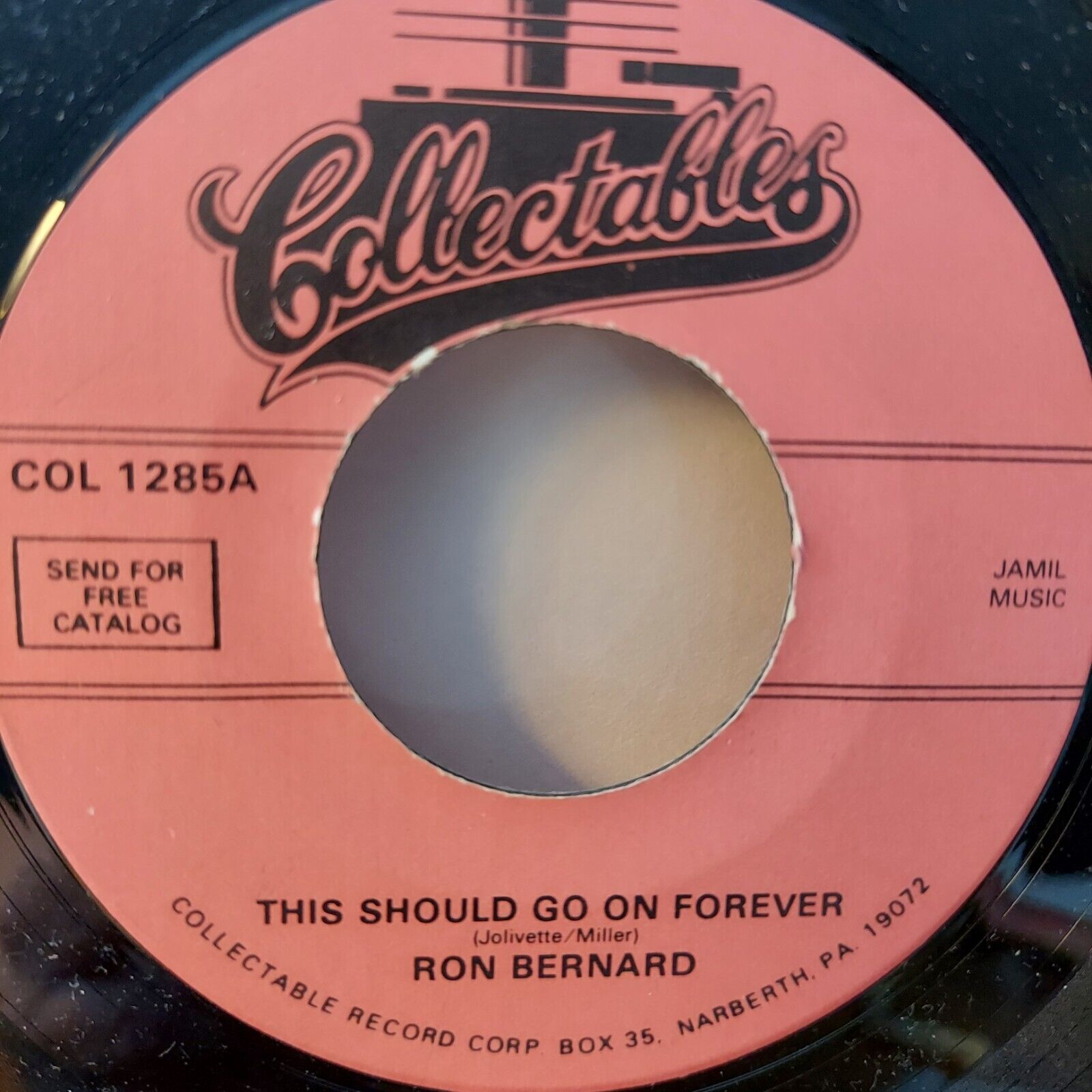 Ron Bernard, This Should Go On Forever / Pardon, Mr. Gordon / 7\