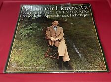 Vladimir Horowitz Favorite Beethoven Sonatas VG++ MASTERWORKS LP picture