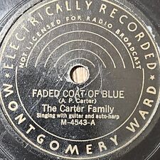 Prewar C&W 78 - Carter Family - Faded Coat Of Blue - MW M-4543 - V+/V+ picture