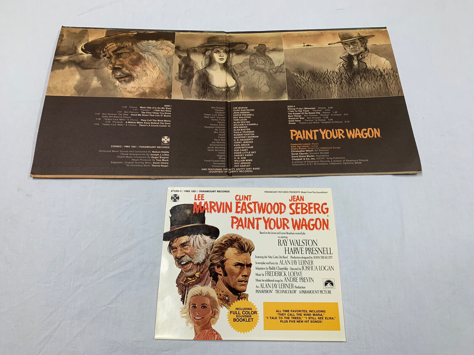 SOUNDTRACK PAINT YOUR WAGON STEREO 1969 Clint Eastwood Record LP