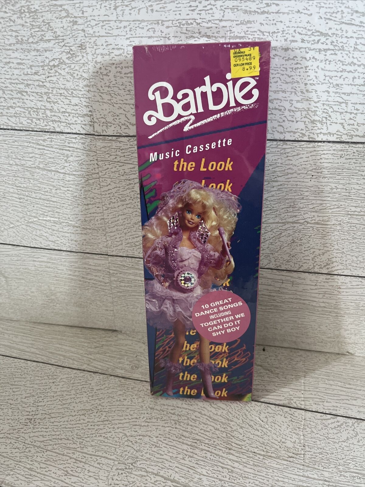 Vintage Barbie music cassette The Look longbox rare Box Sealed Mattel New NOS