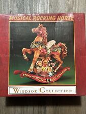 Vintage WIndsor Collection Musical Rocking Horse Jingle Bells Christmas picture