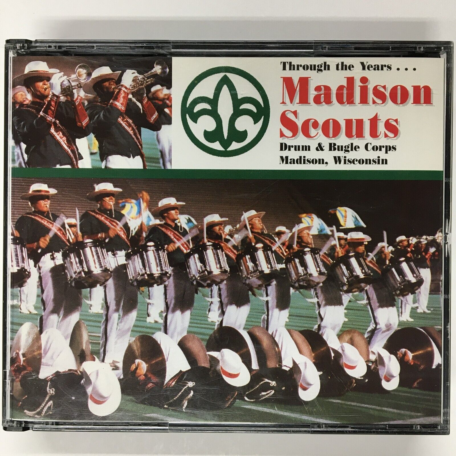 Through the Years: Madison Scouts Drum & Bugle Corps (2 CD Set, 1992) Wisconsin