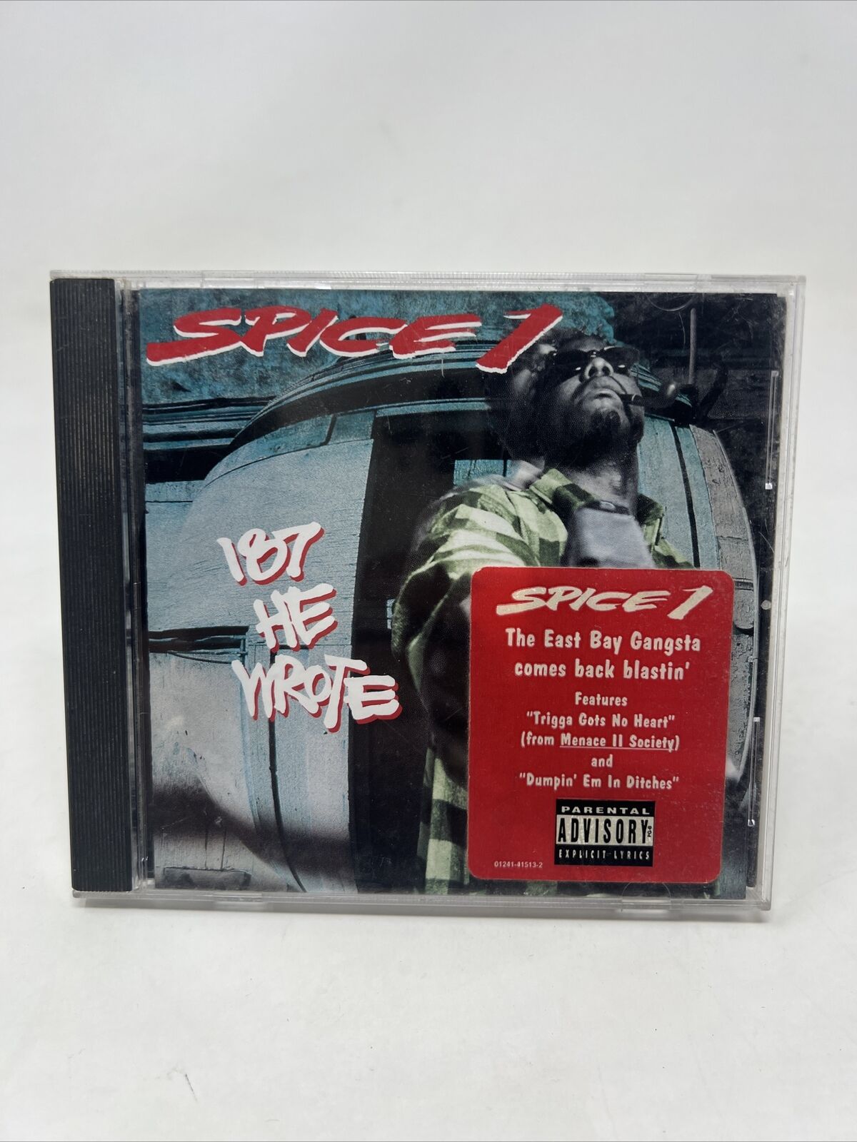 187 He Wrote [PA] by Spice 1 (CD, Aug-1993, Jive (USA))