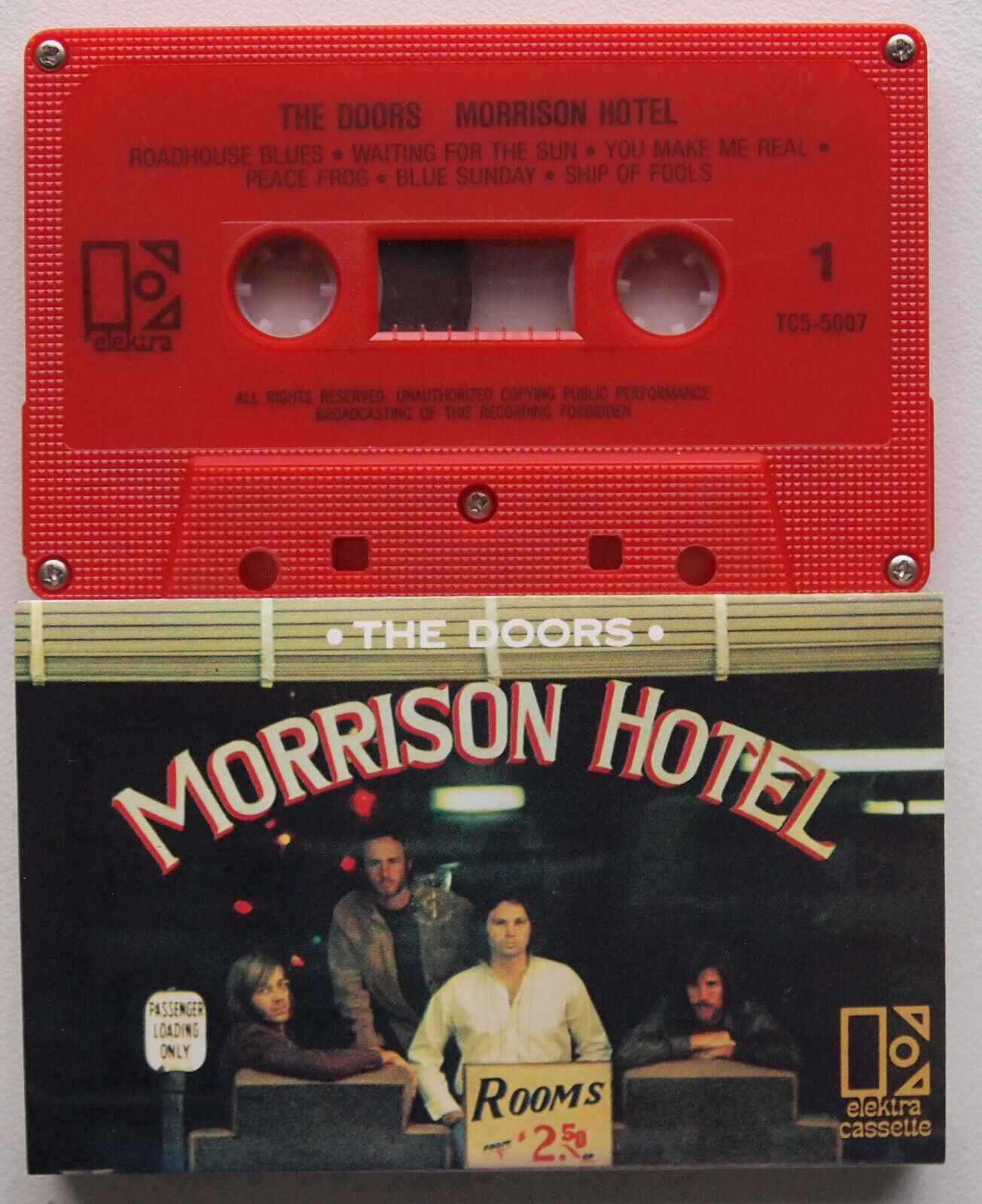 THE DOORS - MORRISON HOTEL (ELEKTRA TC54007) 1980s SINGAPORE CASSETTE REISSUE