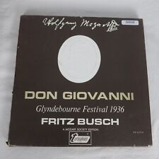 Fritz Busch Mozart Don Giovanni Box Set LP Vinyl Record Album picture