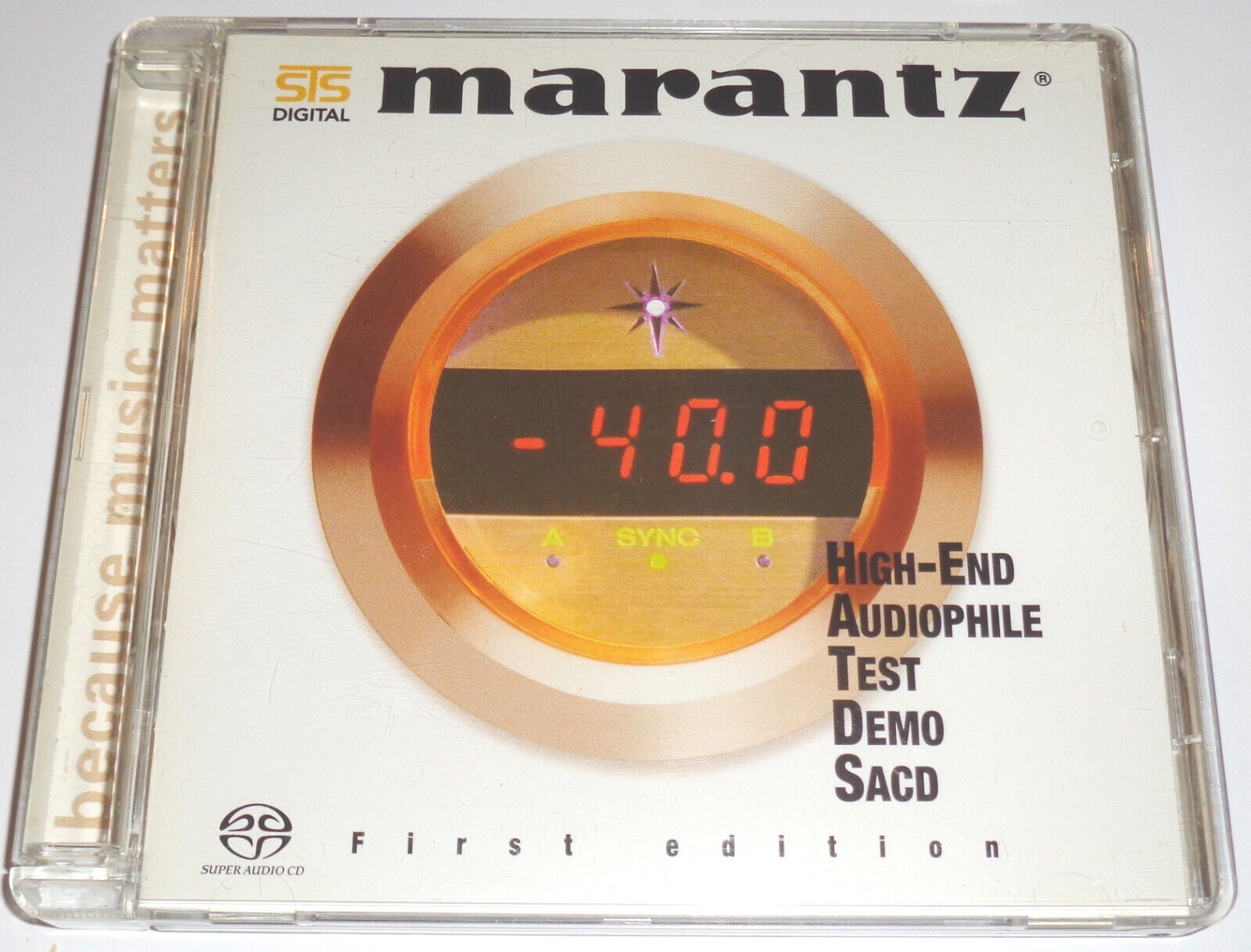 Marantz High End Audiophile Test Demo Disc SACD First Edition Super Audio CD