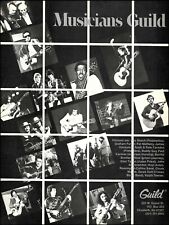 Guild Guitar Musicians 1983 ad w/ Pat Metheny Neal Schon Buddy Guy Glen Tipton picture