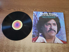 AUTOGRAPHED 1970s VG+  Freddy Fender  Before The Next Teardrop Falls 2020 LP33 picture