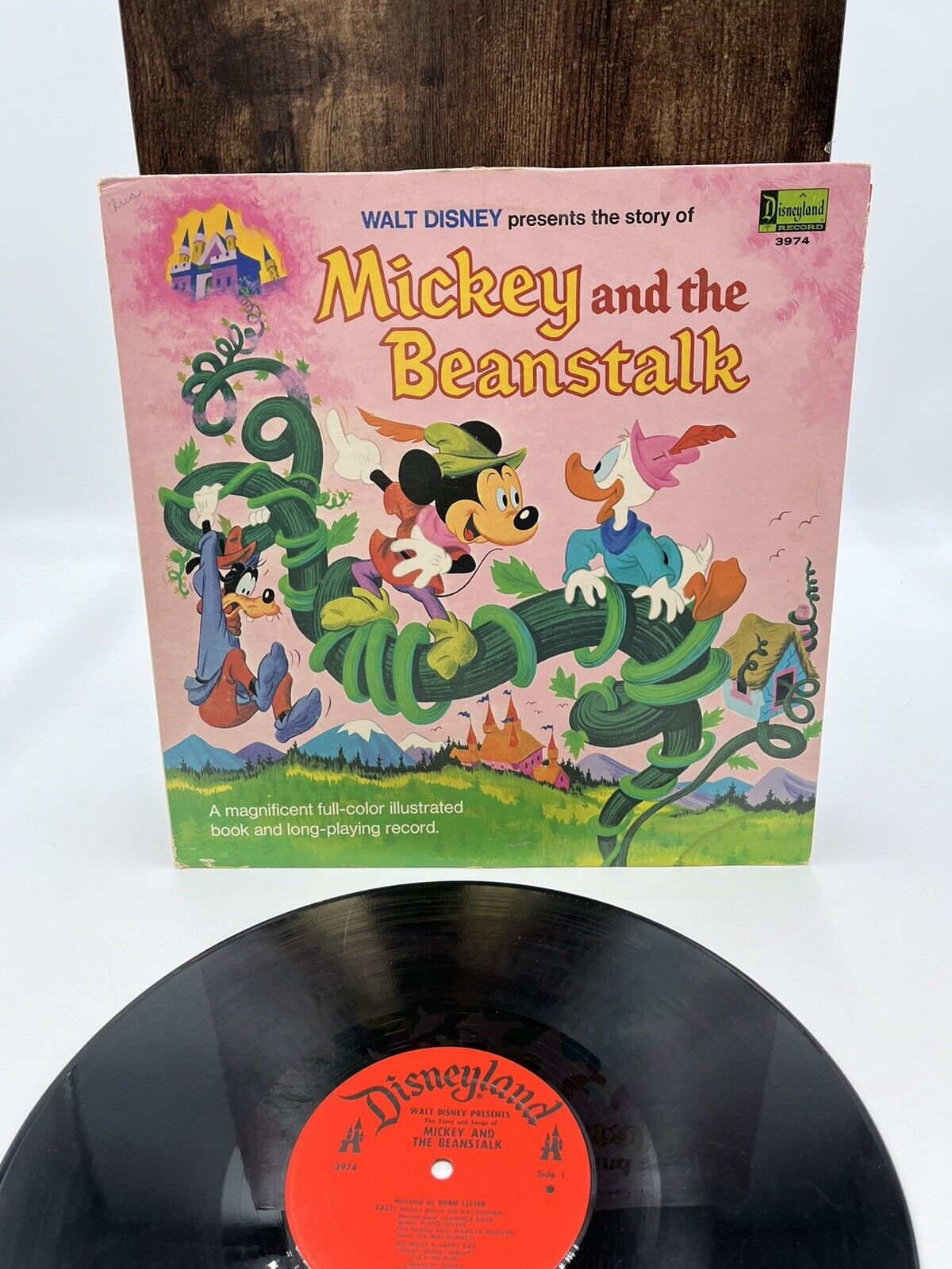 The Story Of Mickey And The Beanstalk Vinyl, LP 1969 Disneyland ‎– 3974