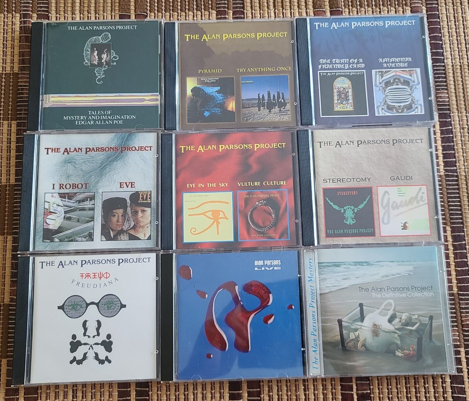 Large Collection of Alan Parsons...13 Albums on 8 CDs + 2 CDs Definitive Coll