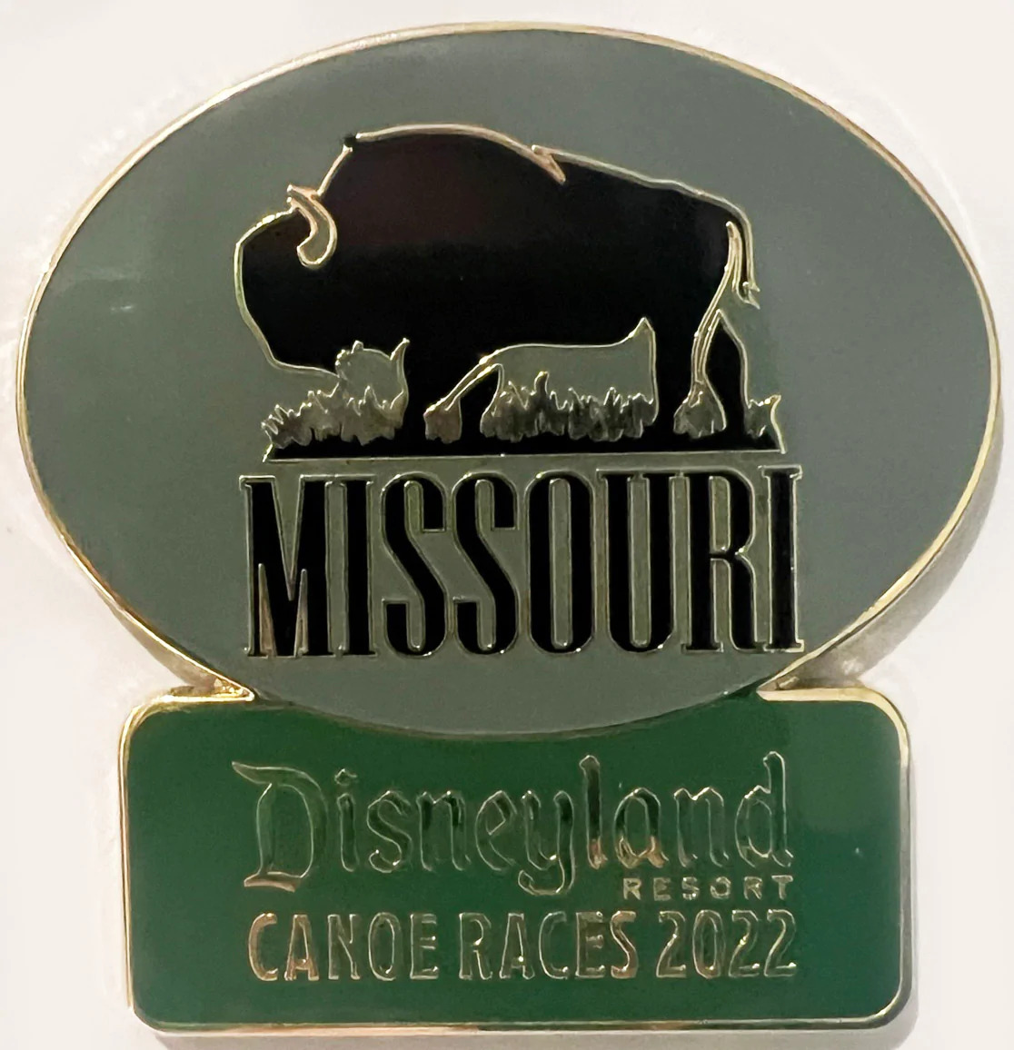 Missouri Buffalo Disneyland Canoe Races 2022 Cast Disney Pin B06
