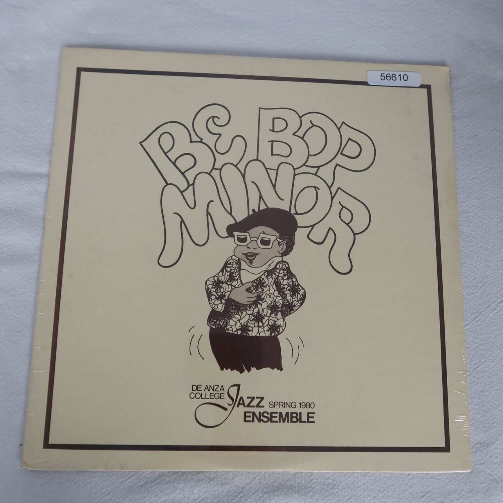 NEW De Anza College Jazz Ensemble Be Bop Minor Spring 1980 Album w/ Shrink LP Vi