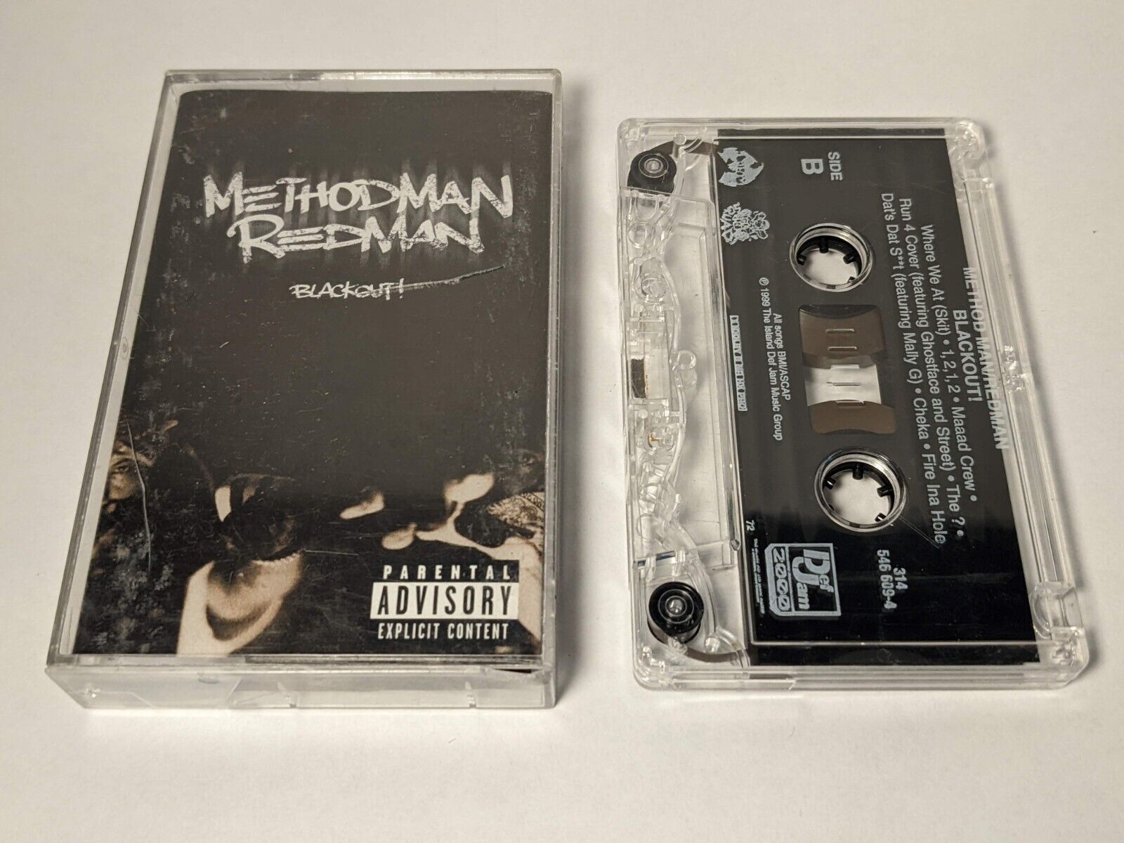 Method Man / Redman: Blackout (1999 Def Jam) Cassette Tape Tested Rap Dirty
