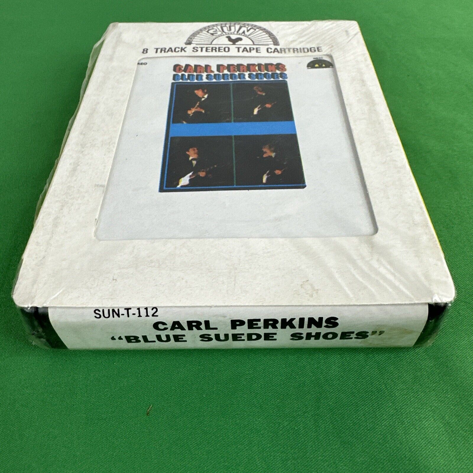 Vintage Carl Perkins 'Blue Suede Shoes' 8 Track Tape Cartridge SEALED