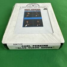 Vintage Carl Perkins 'Blue Suede Shoes' 8 Track Tape Cartridge SEALED picture