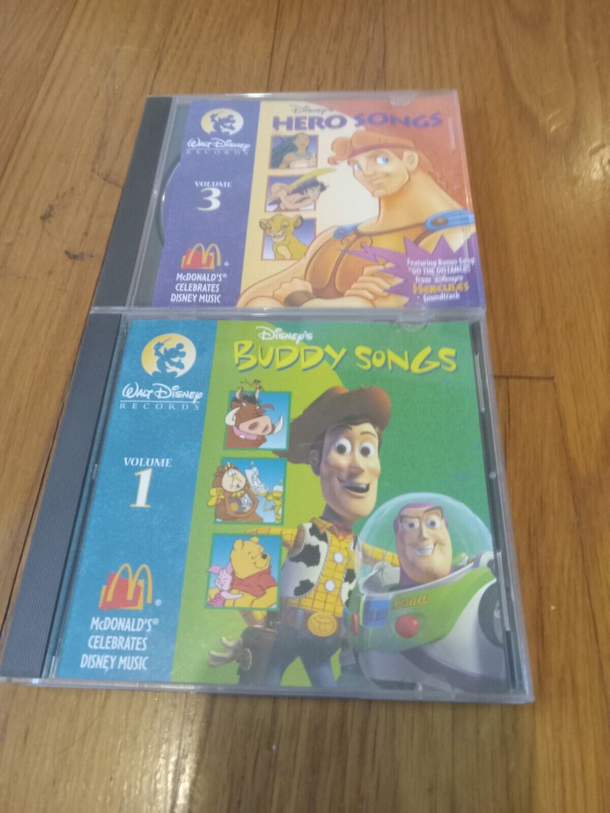 Disney Buddy Songs and Hero Songs. 2 cds